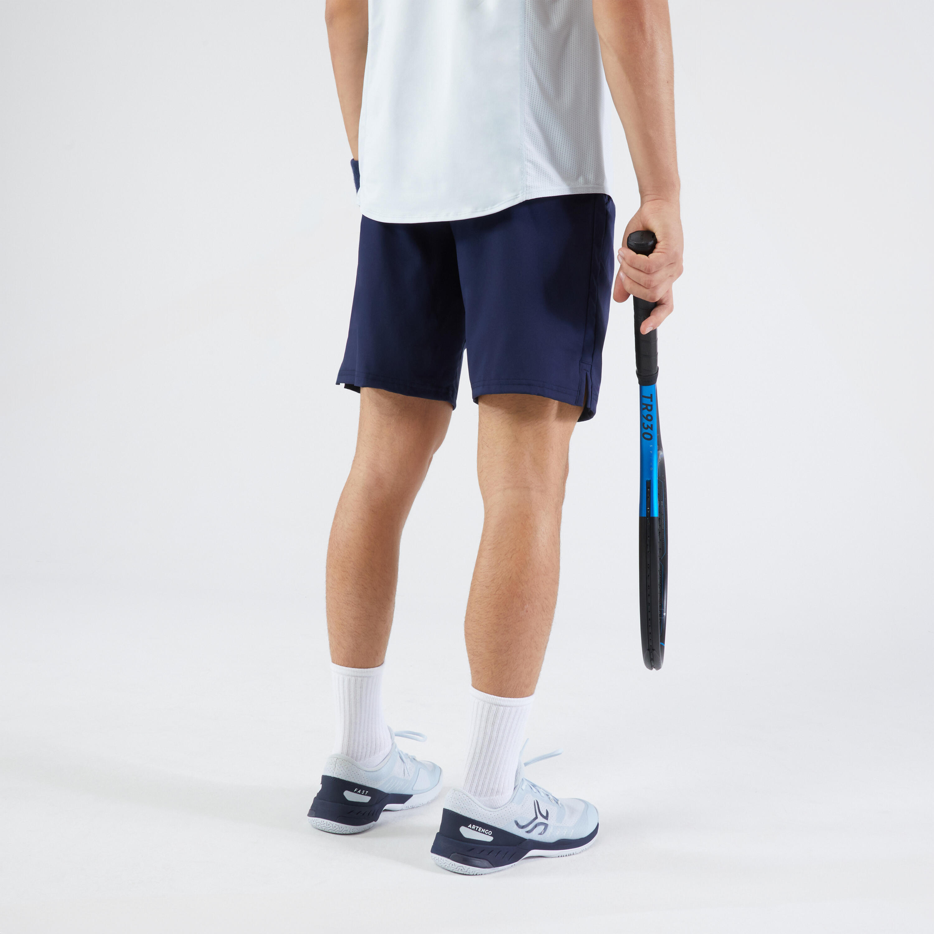 Men's Tennis Shorts Essential+ - Navy Blue - Decathlon