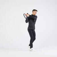 Men's Tennis Jacket Essential - Black/Grey