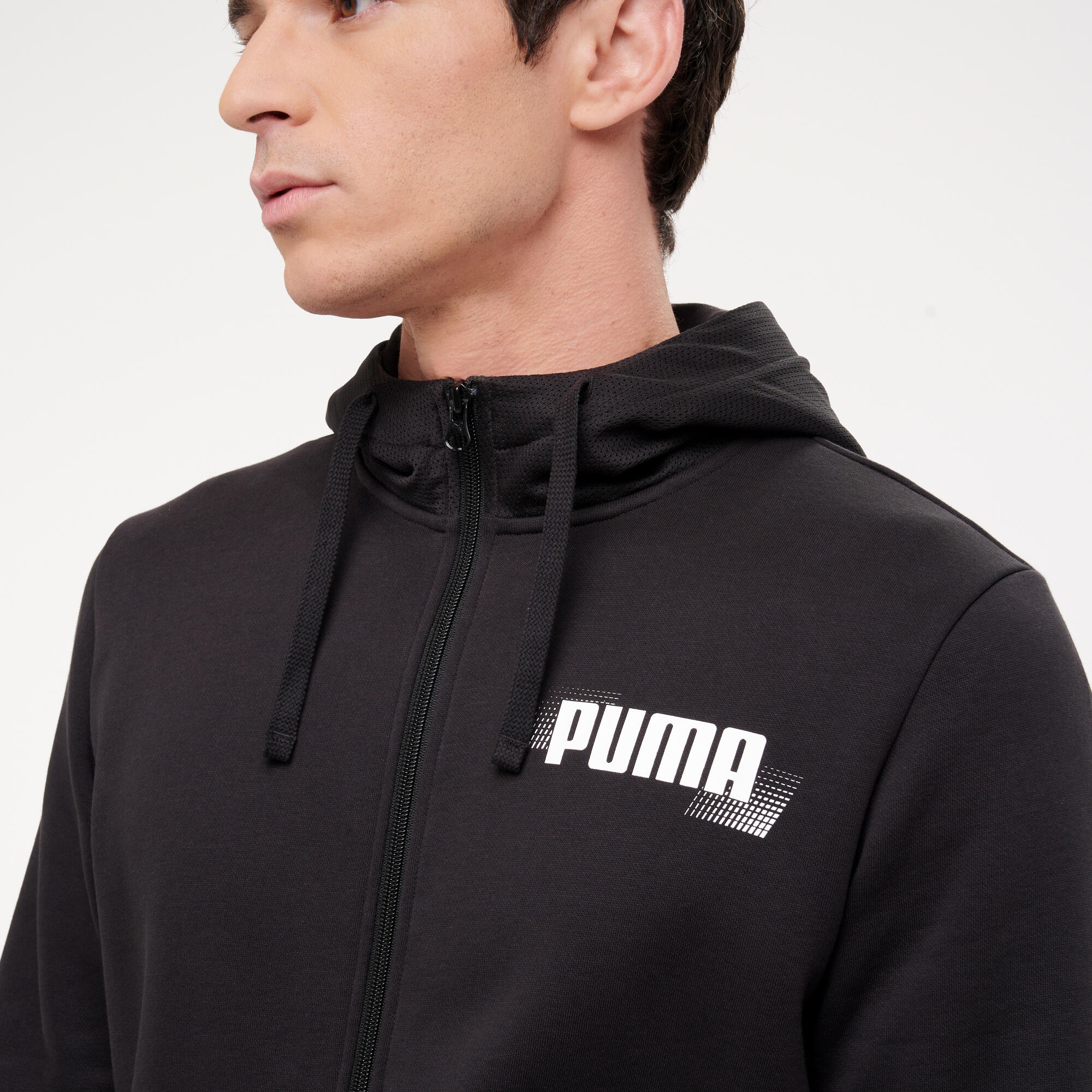 Sweat zippé de fitness homme, noir 10/11