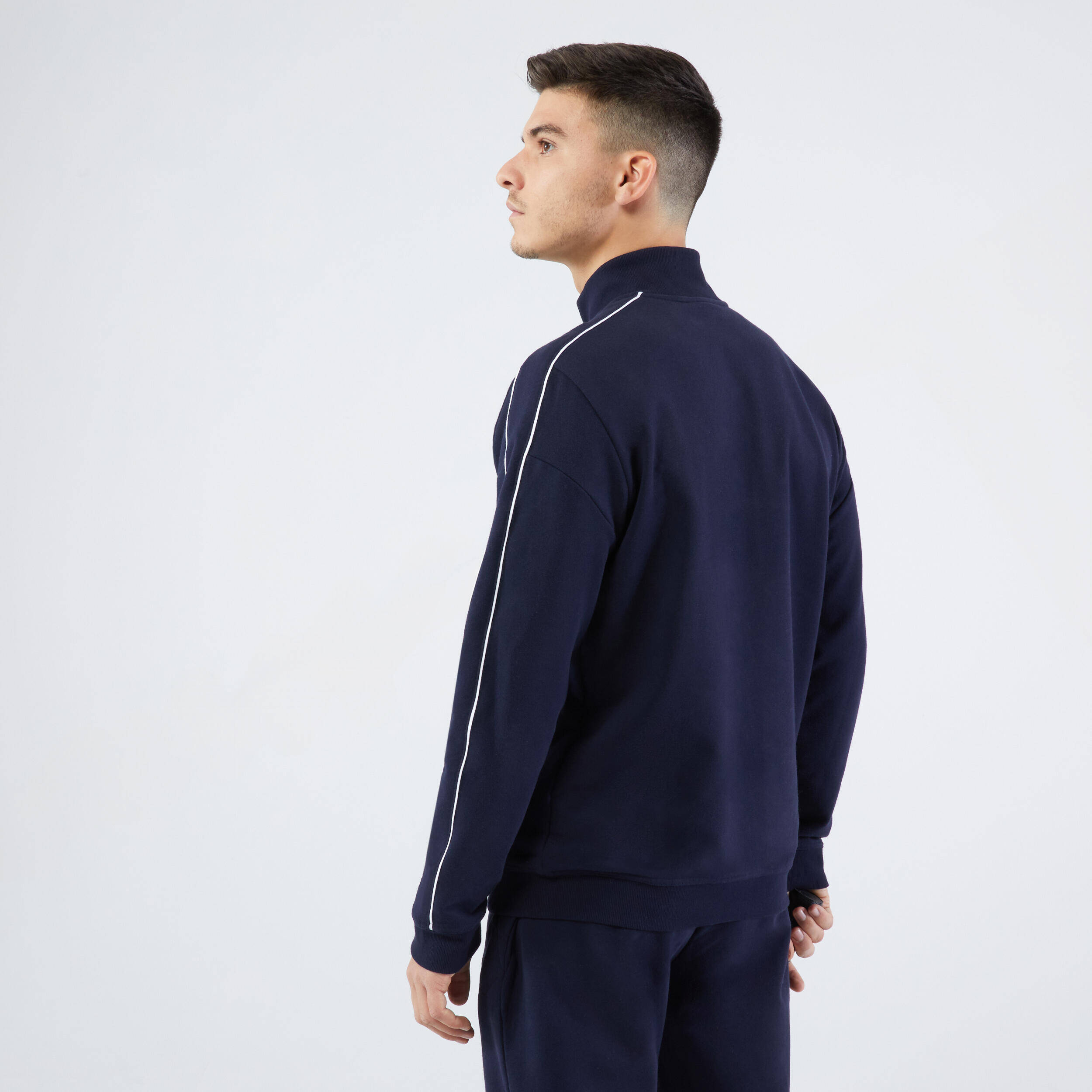 Men's Tennis Jacket Soft - Navy -  4