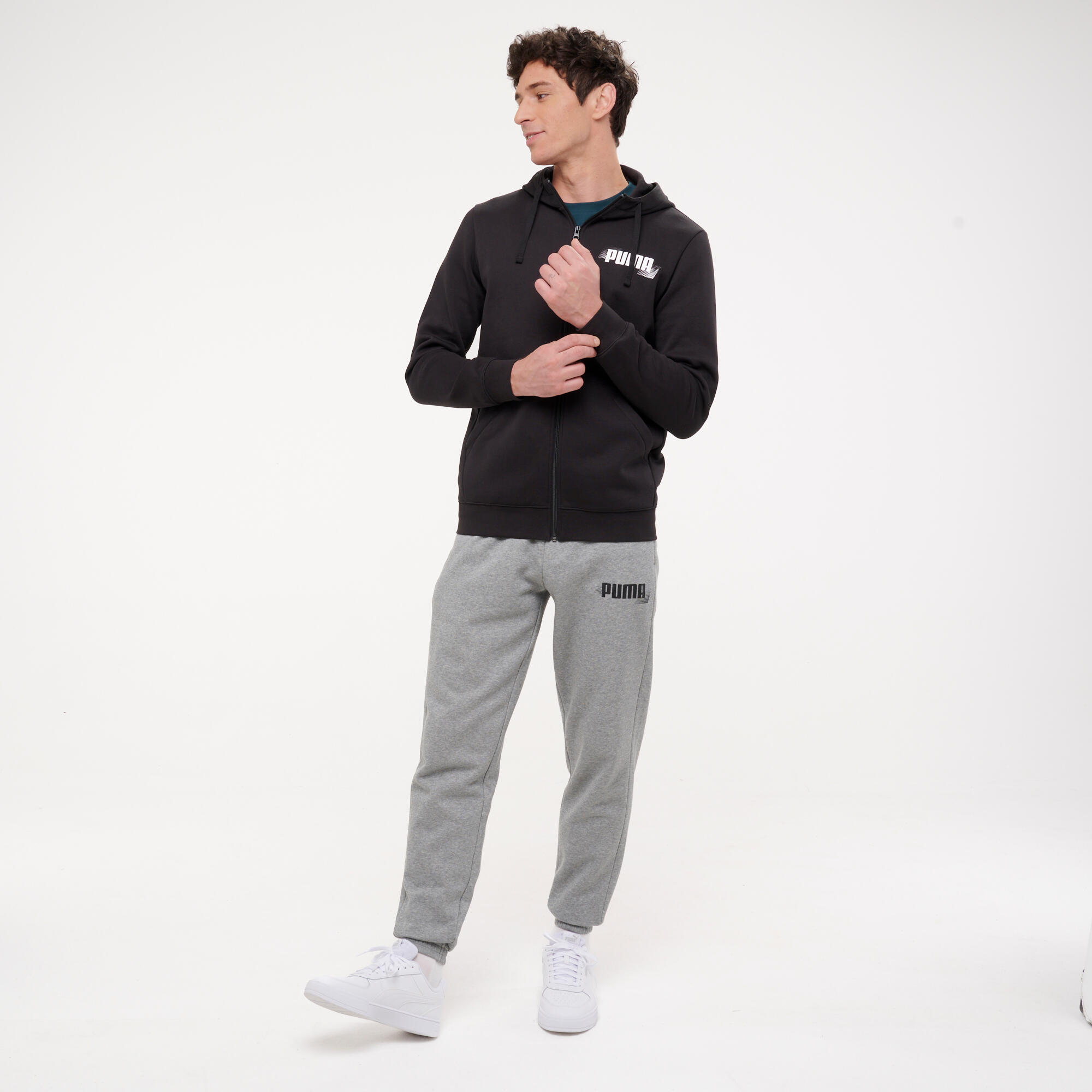 Pantalon de jogging fitness homme, gris 4/9