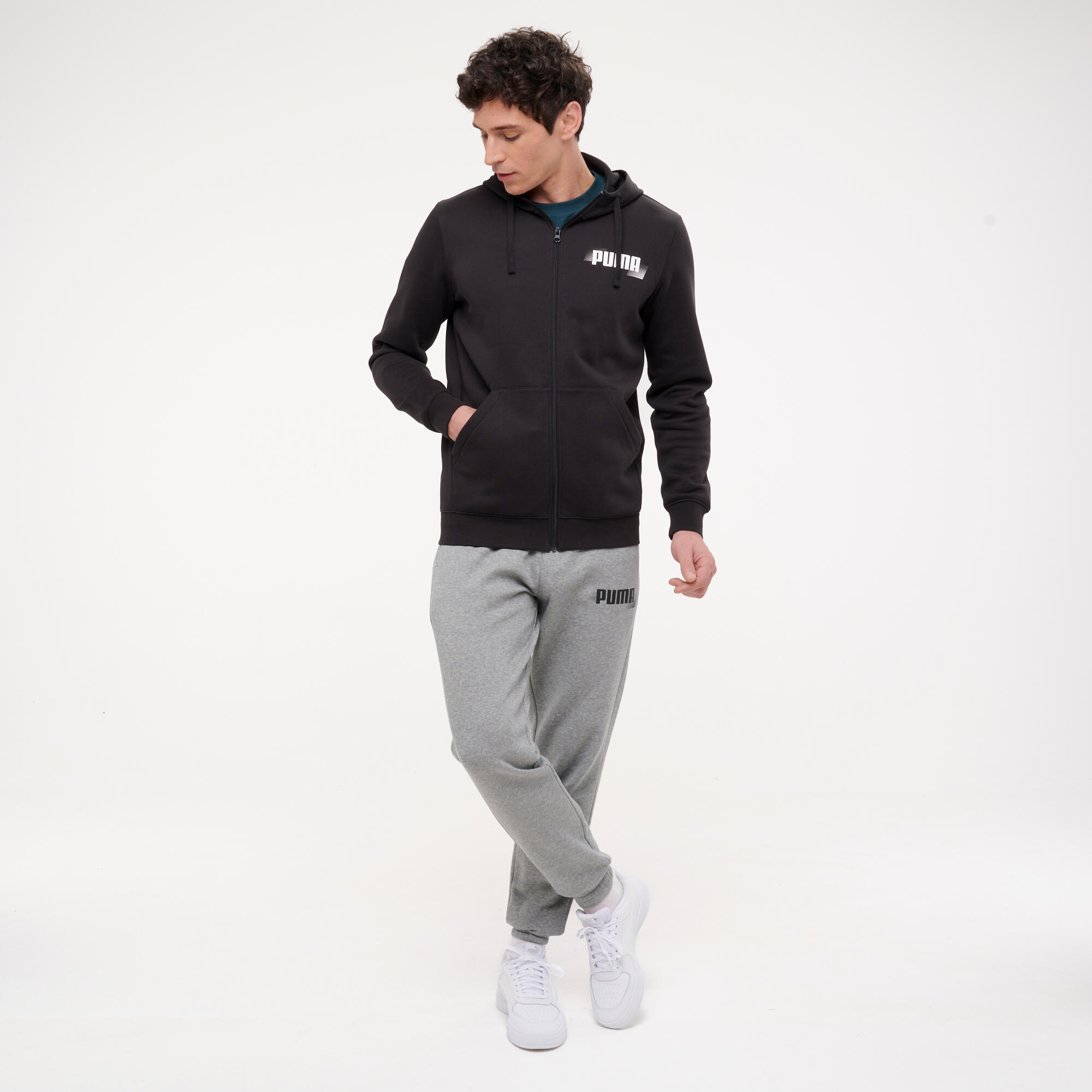 Pantalon de jogging fitness homme, gris 5/9