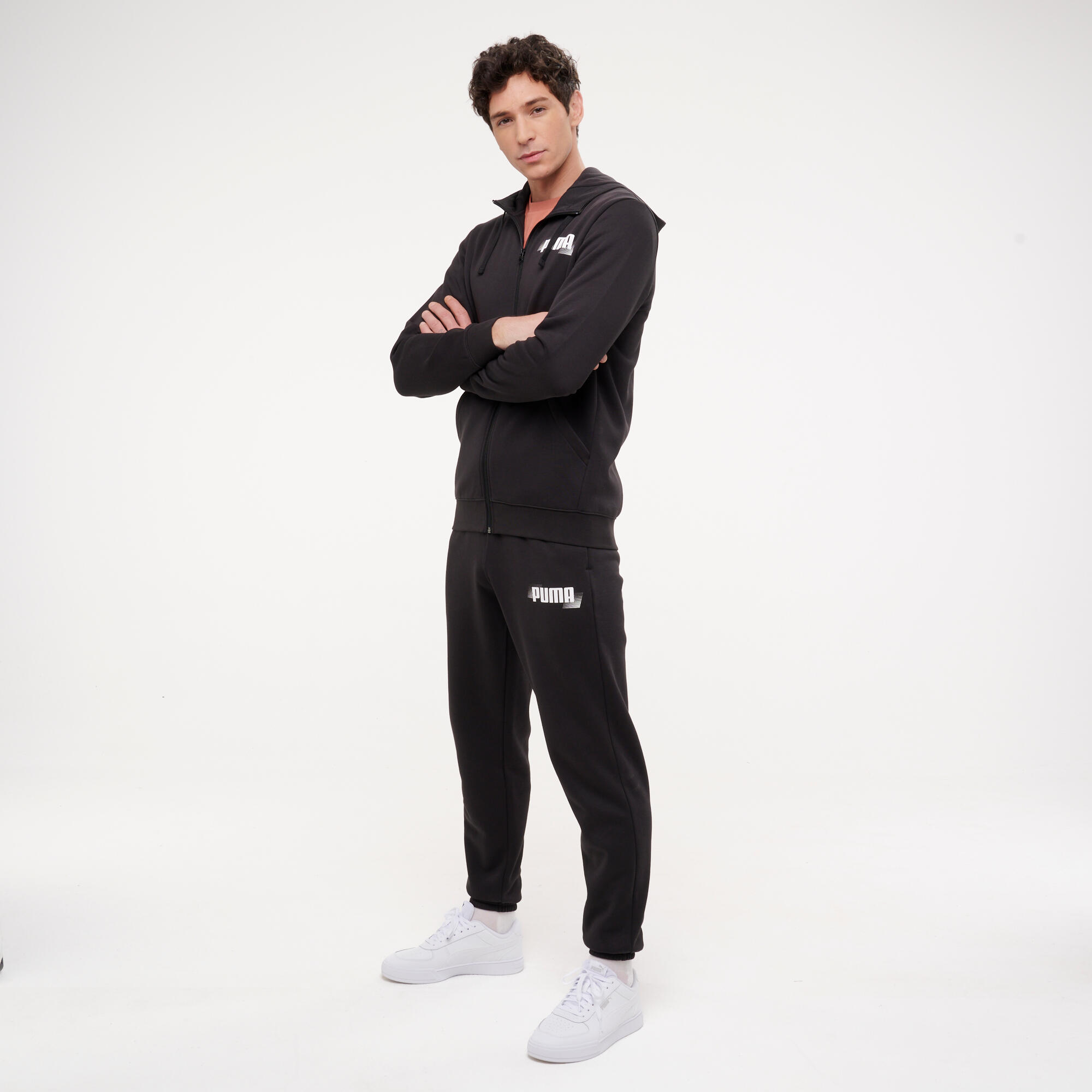 Fitness-Jogginghose für Herren, schwarz 5/10