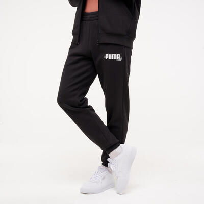 Pantaloni tuta Puma uomo slim fit traspiranti neri