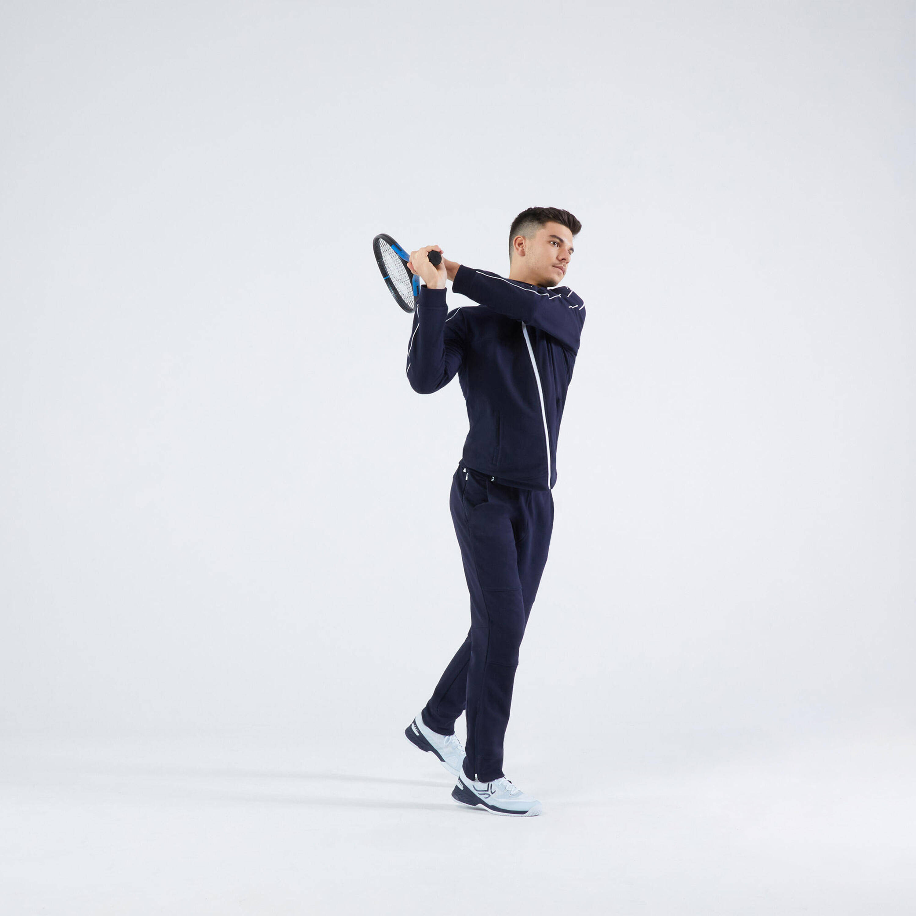 Men's Tennis Jacket Soft - Navy -  5