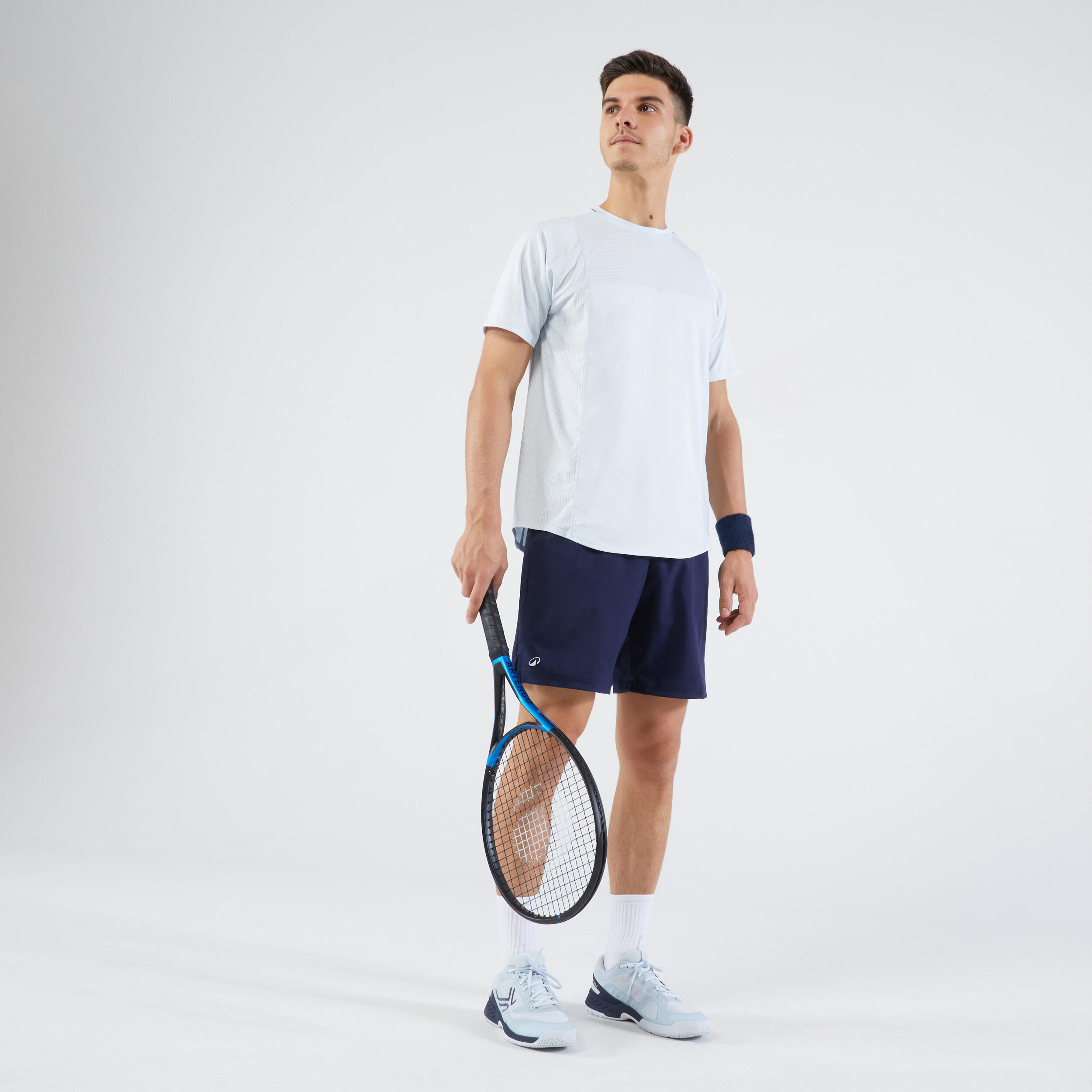 Short de tennis homme - Essential+ bleu - KUIKMA