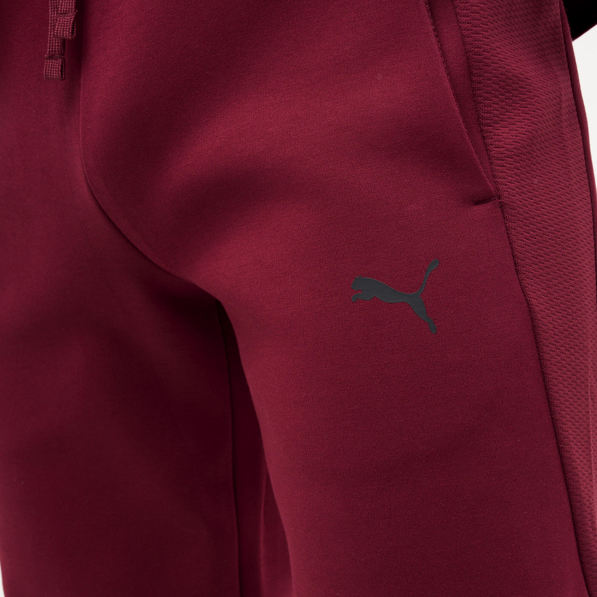 Pantalon de jogging active homme, bordeaux 7/8