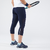 Legging tennis court dry femme - Corsaire dry HIP BALL bleu noir