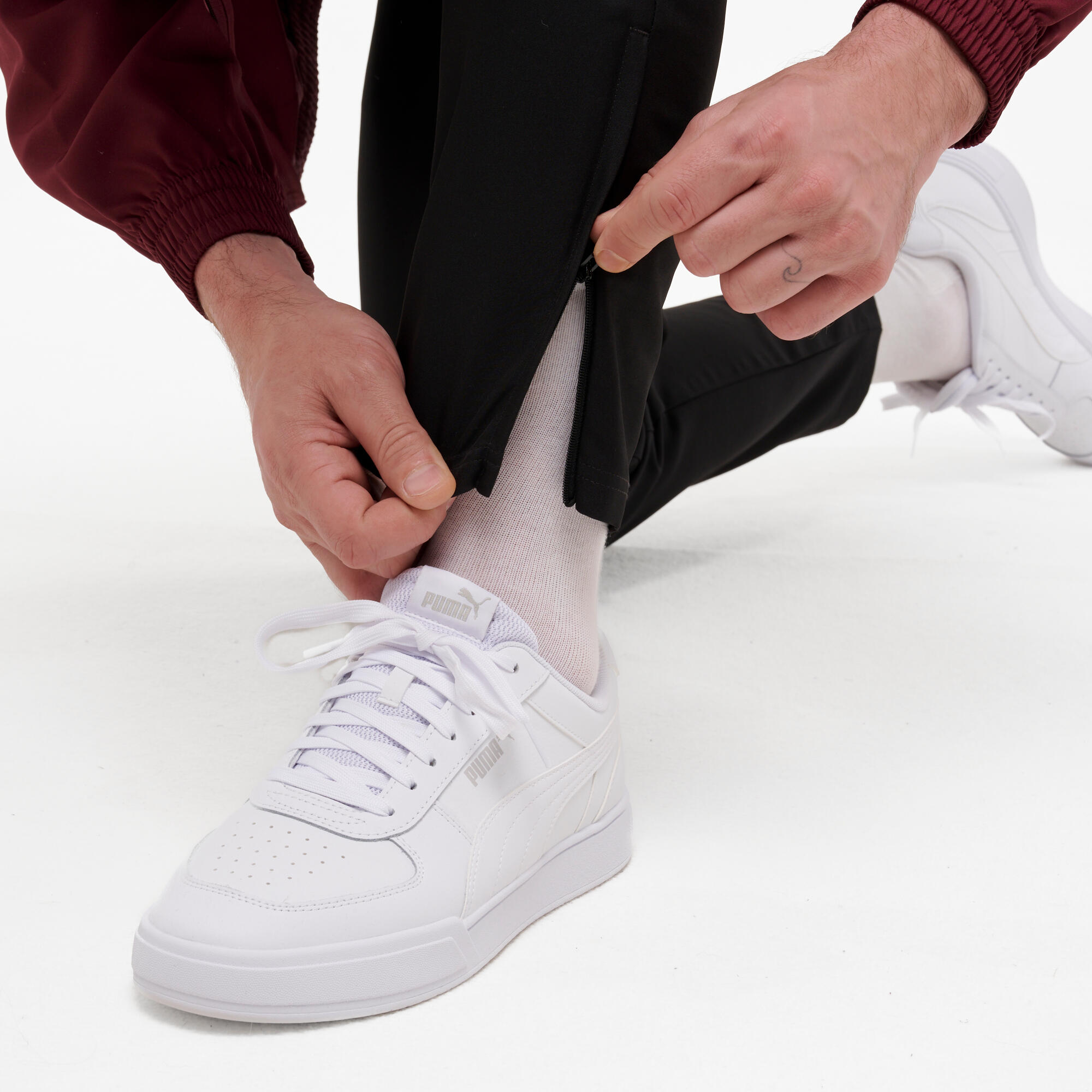 Woven Jogginghose Herren, schwarz 8/9