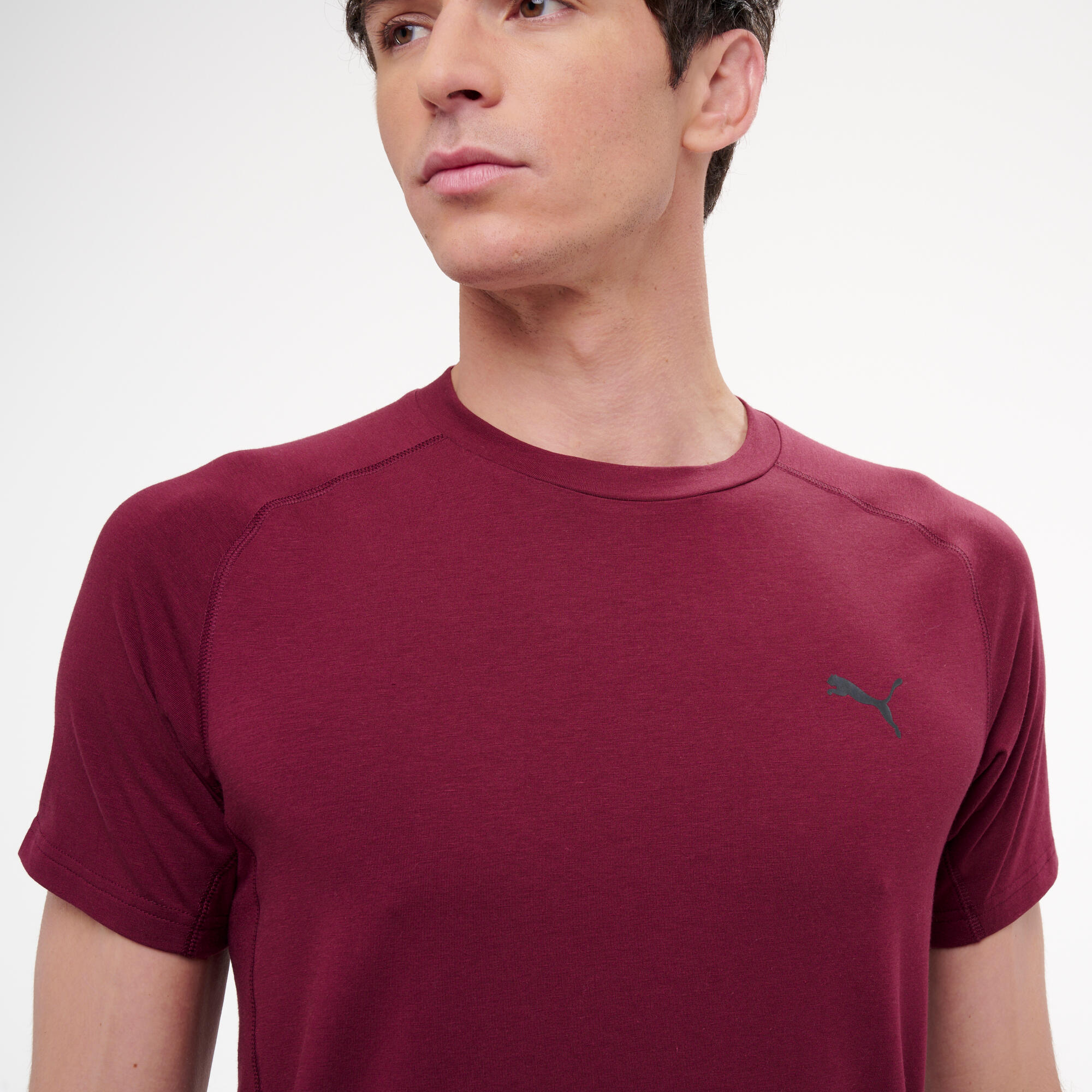T-shirt active à manches courtes homme, bordeaux 4/6