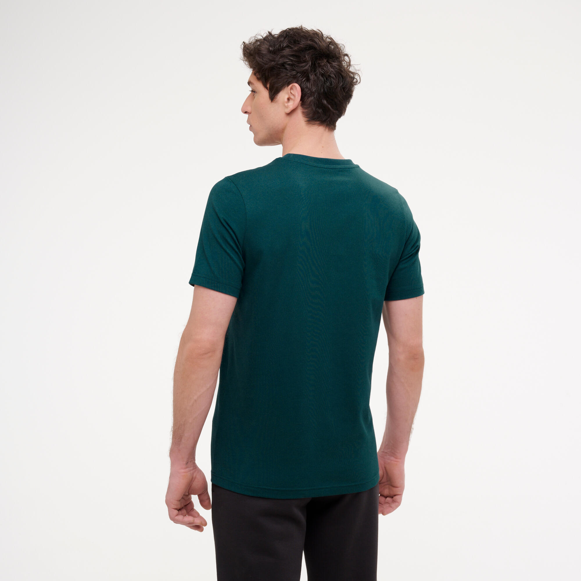 Camiseta Puma Hombre Verde Algodón Manga Corta 2/5