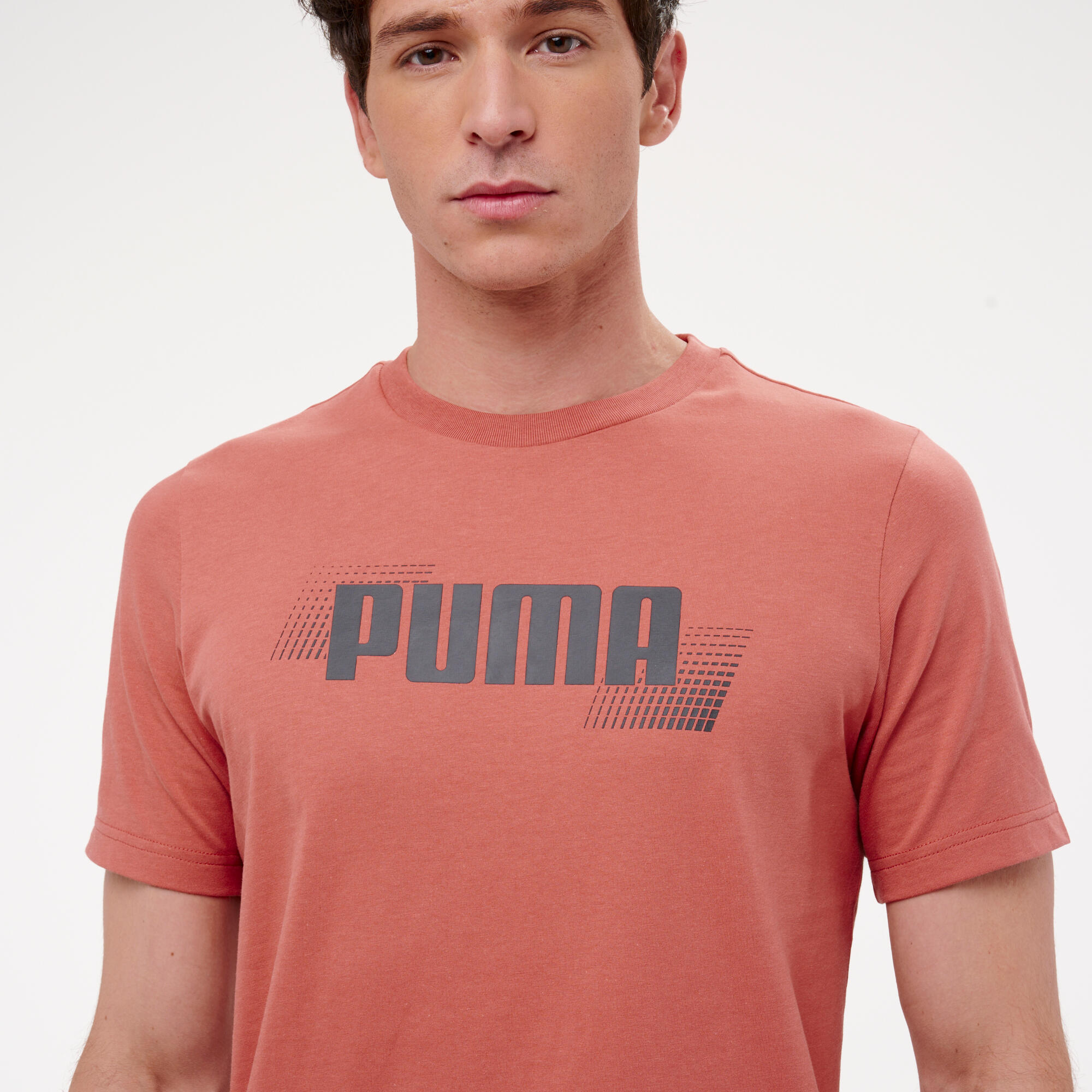 Baumwoll-T-Shirt kurzarm Herren, rot 4/6