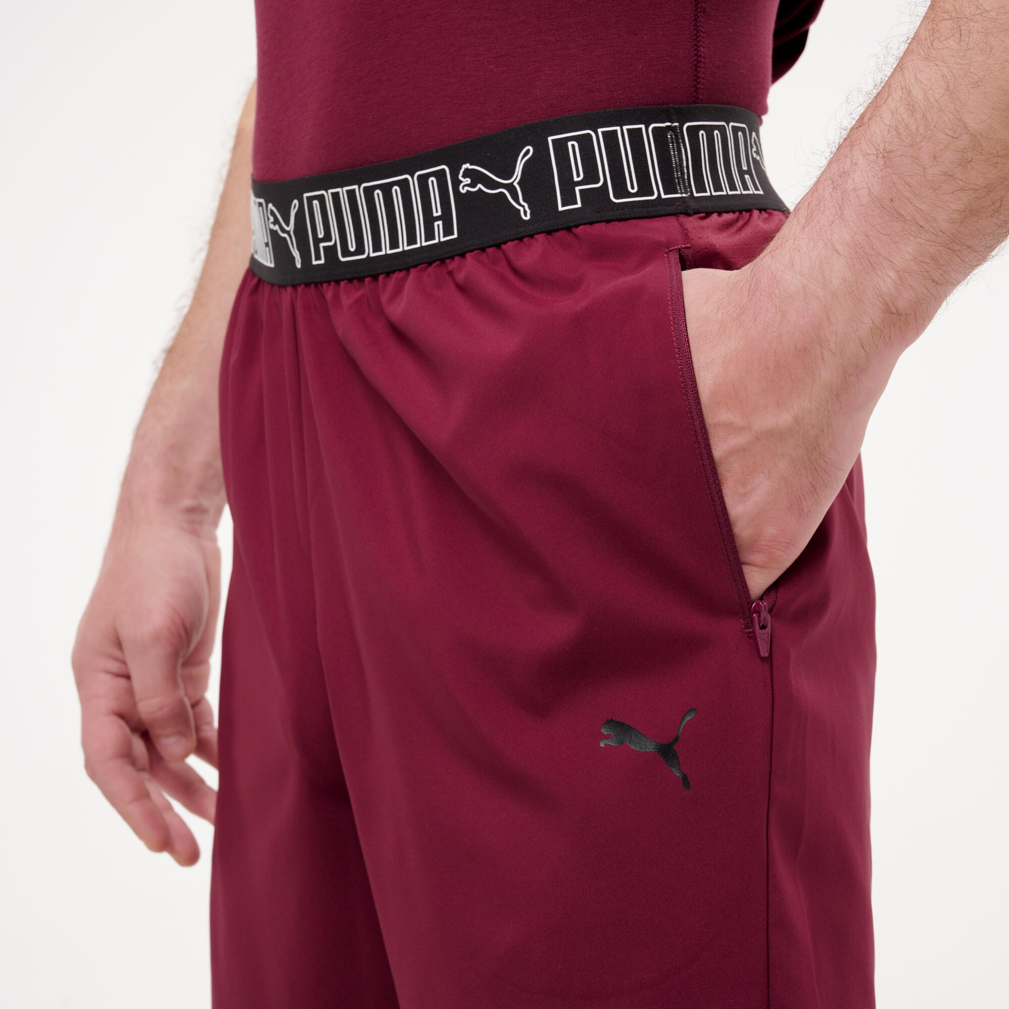 Short active homme, bordeaux 7/9