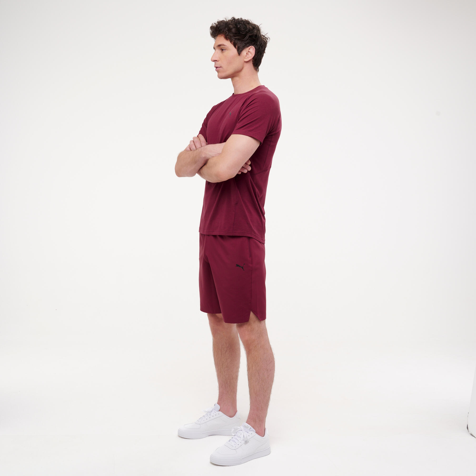 Short active homme, bordeaux 3/9