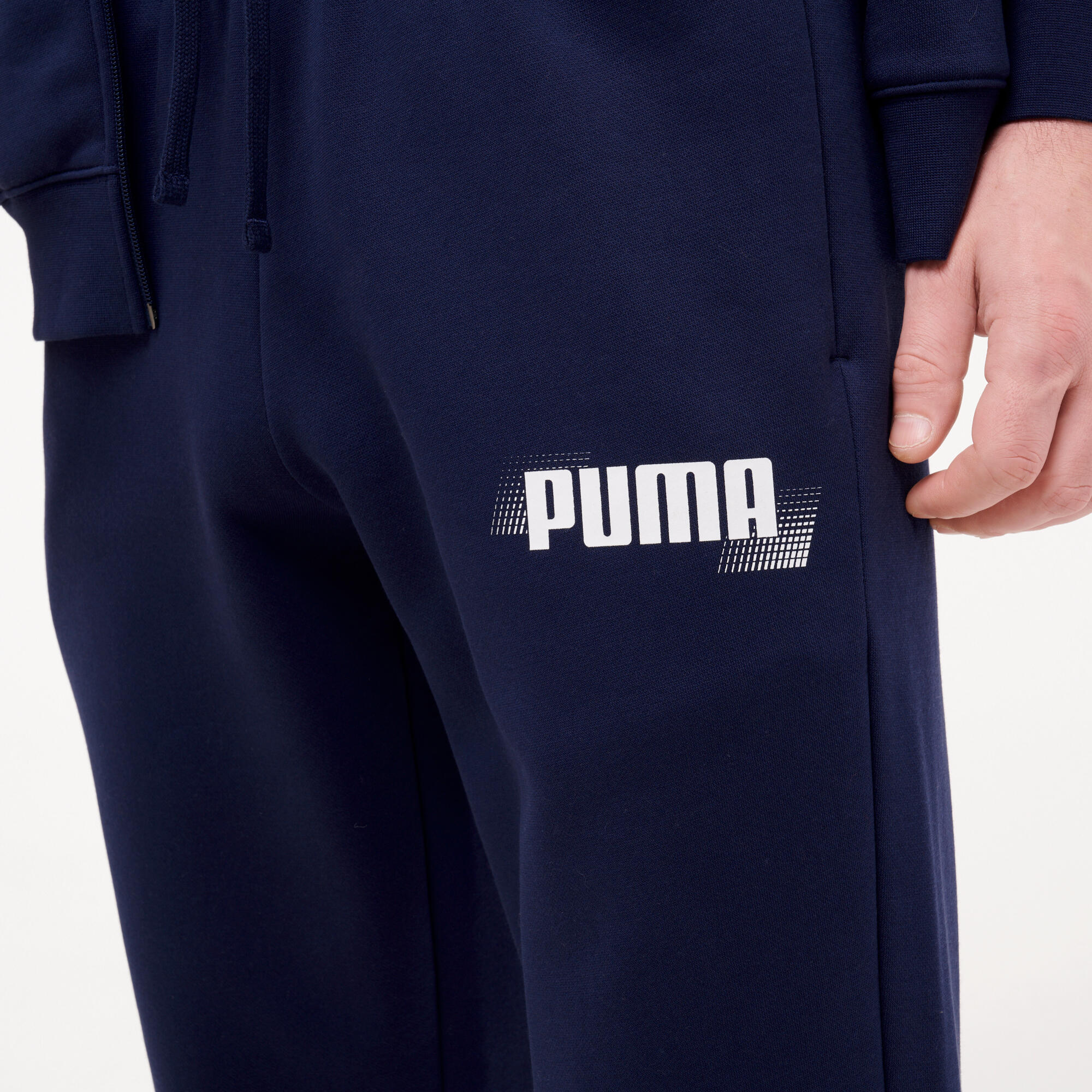 Pantalon de jogging fitness homme, bleu marine PUMA Decathlon