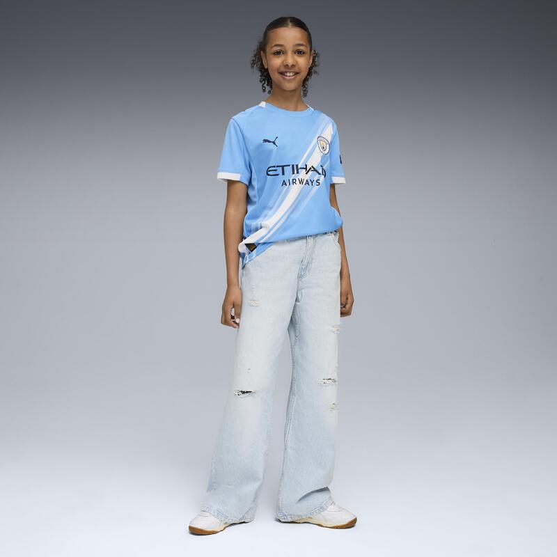 Maillot officiel domicile Manchester City 25/26 Enfant