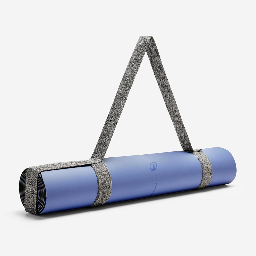 Tapete de yoga con grosor de 4 mm azul Grip+