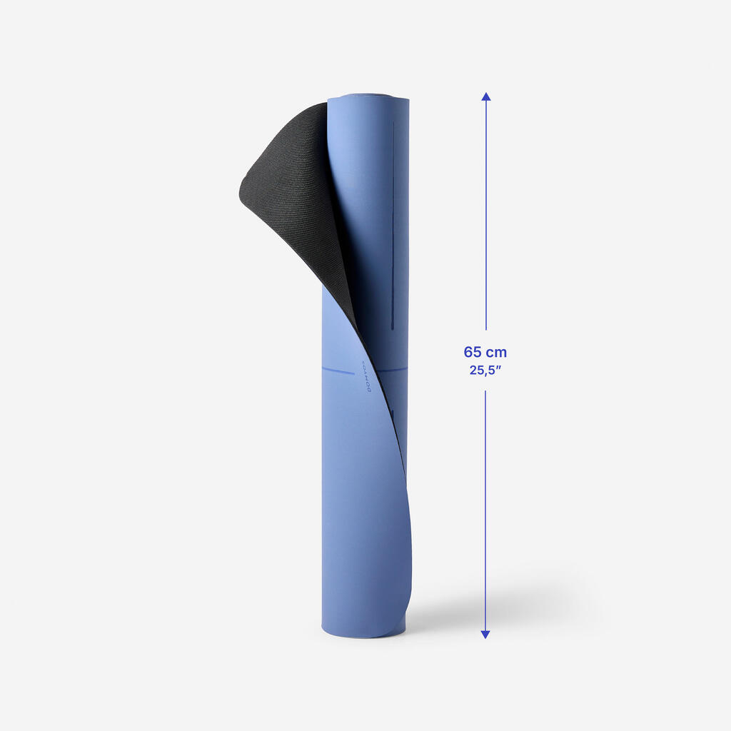 Tapete de yoga con grosor de 4 mm azul Grip+