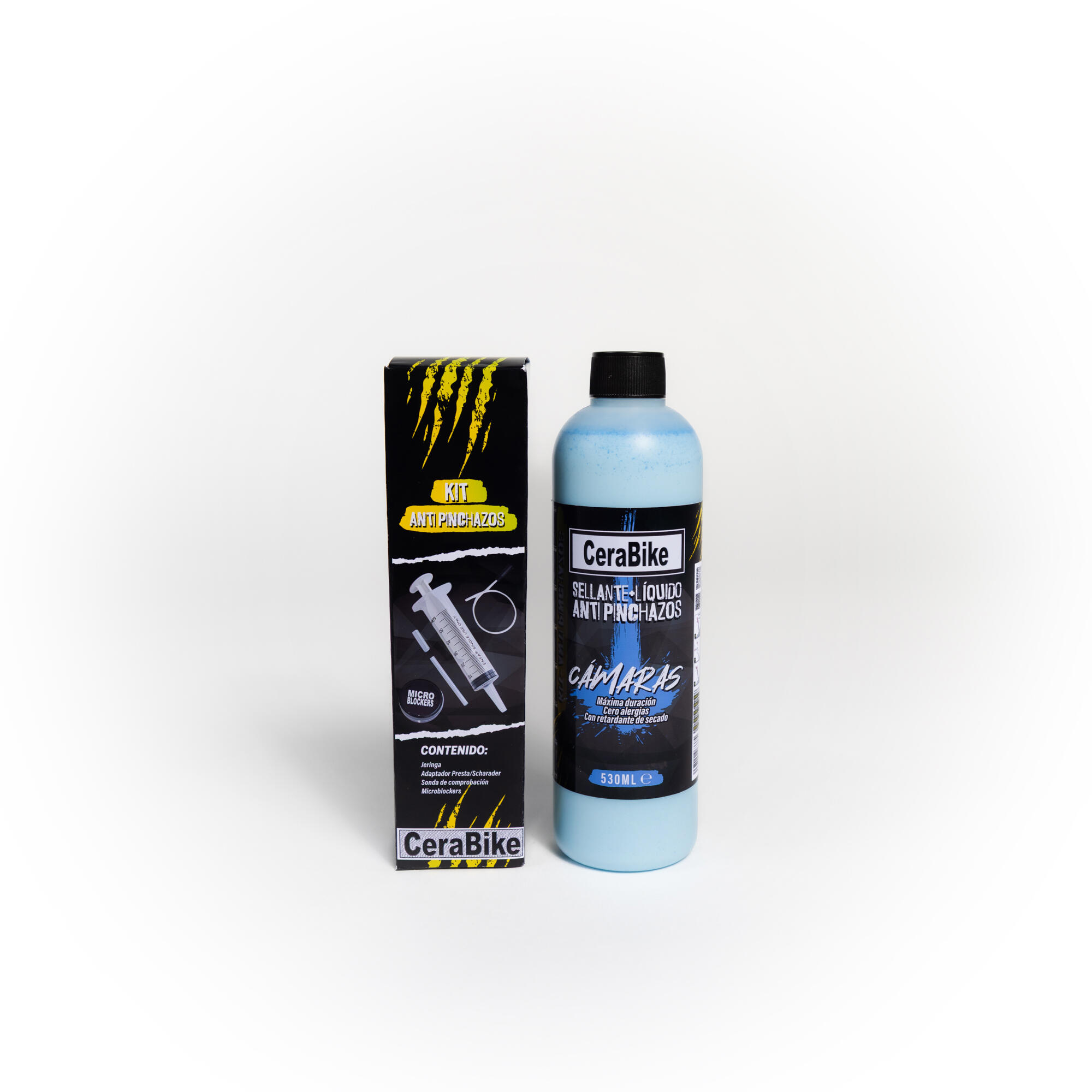 Líquido antipinchazos Cerabike cámaras 530ml 2/6