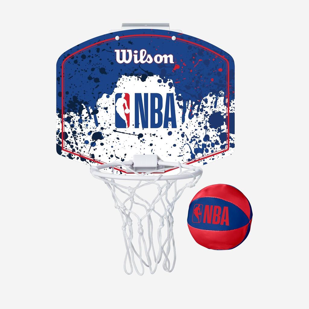 Μίνι μπασκέτα τοίχου NBA - Μπλε/Λευκό