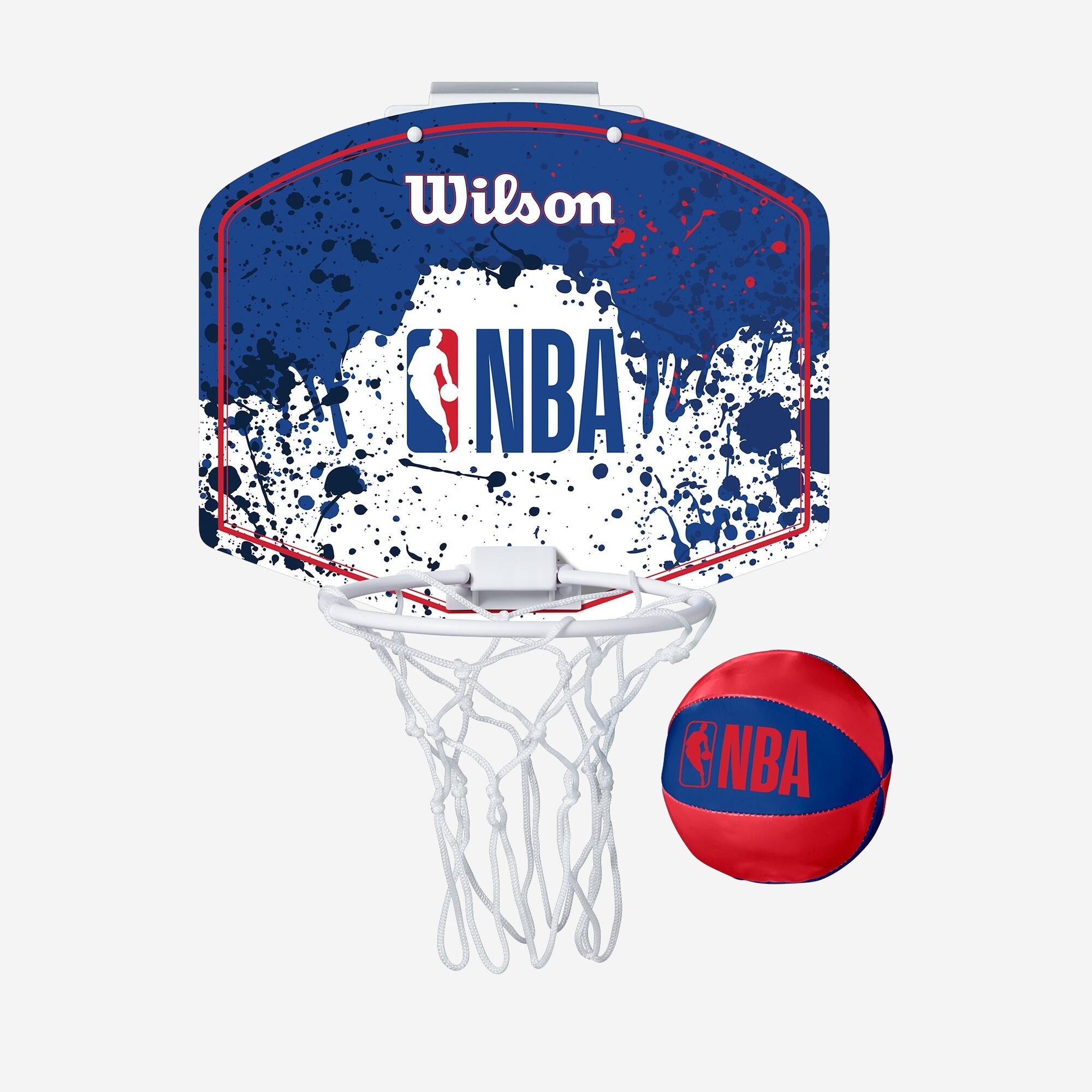 WILSON Mini canestro basket Wilson MINI HOOP NBA blu-bianco