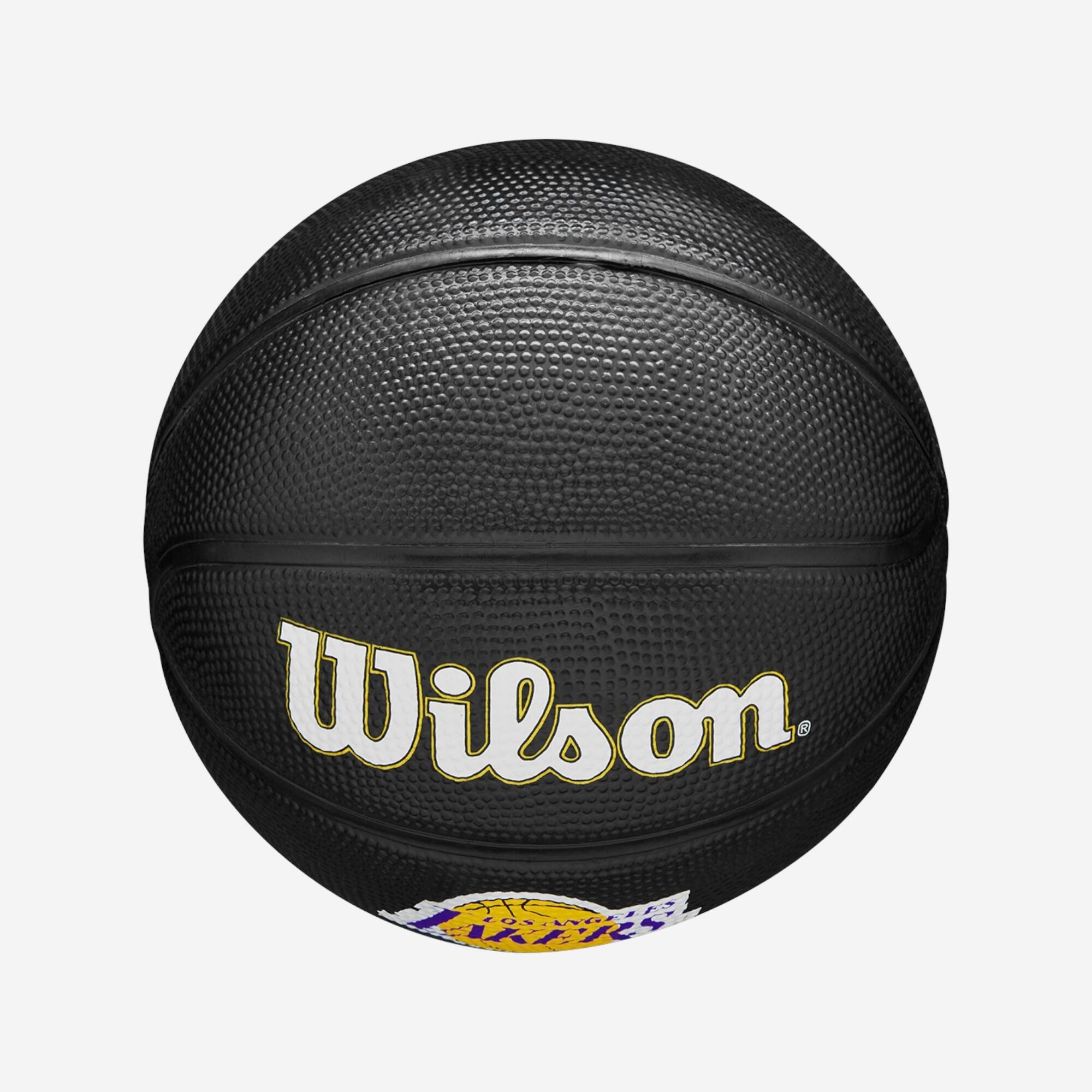 Ballon de basketball taille 3 - Wilson NBA Team Tribute Los Angeles Lakers noir 6/7