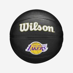 Ballon de basketball taille 3 - Wilson NBA Team Tribute Los Angeles Lakers noir
