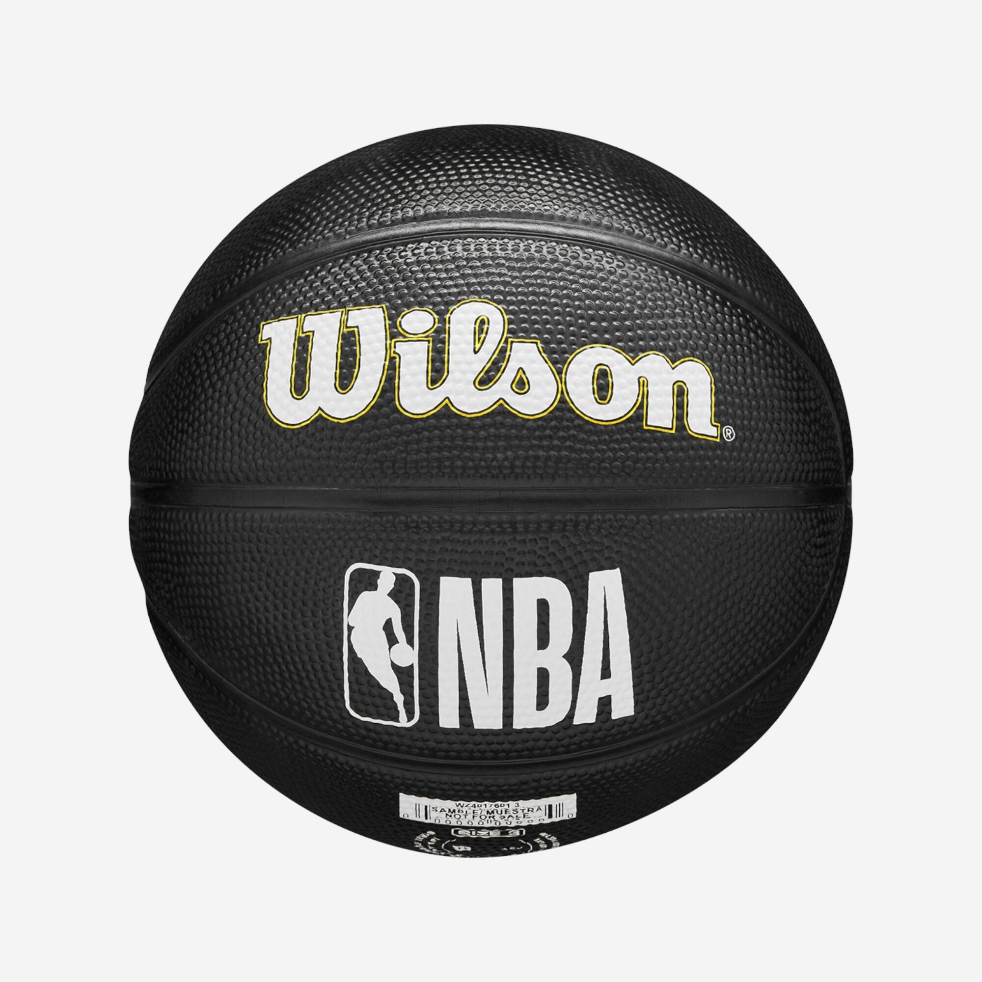 Ballon de basketball taille 3 - Wilson NBA Team Tribute Los Angeles Lakers noir 2/7