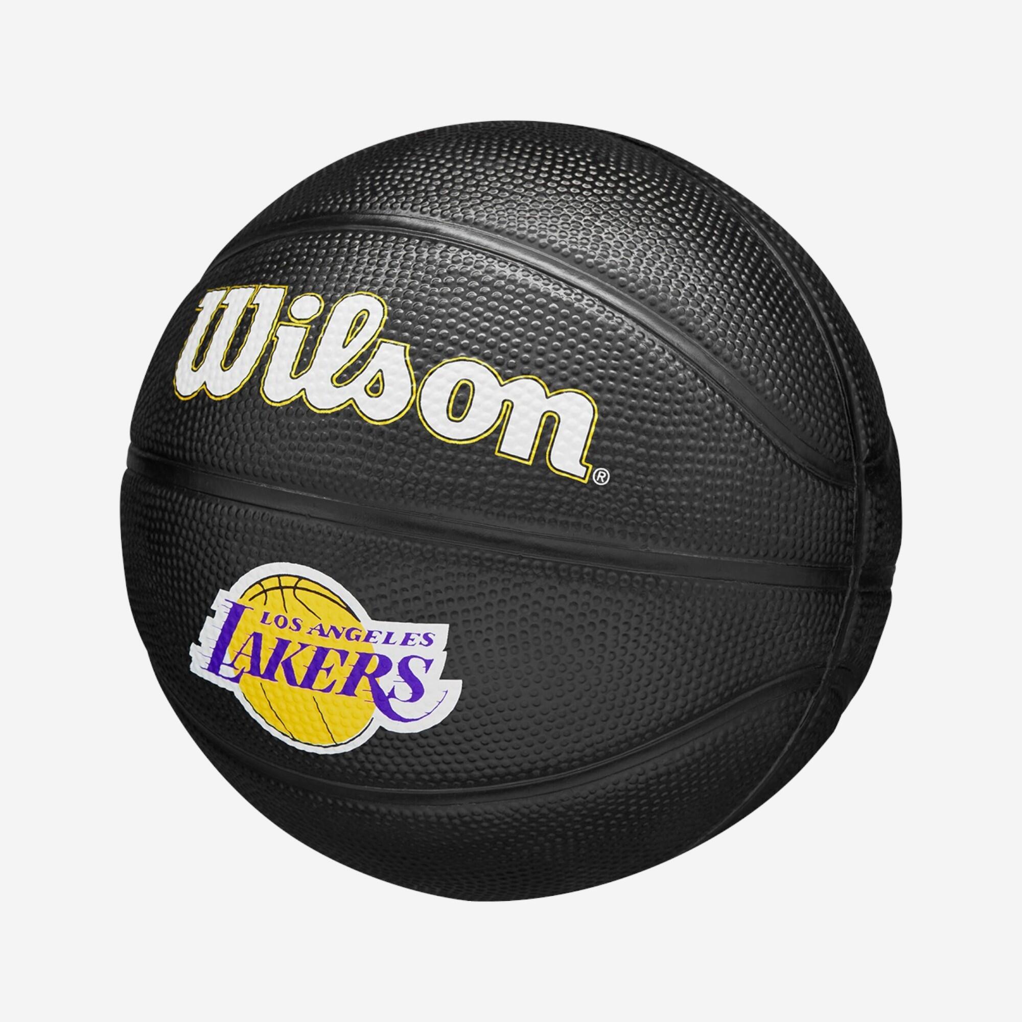 Ballon de basketball taille 3 - Wilson NBA Team Tribute Los Angeles Lakers noir 3/7
