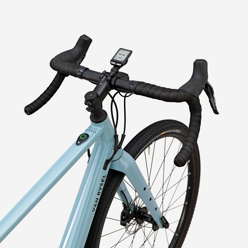 Vélo gravel électrique - E-GRVL AF HD Mahle X35 SRAM Apex 1x12 bleu
