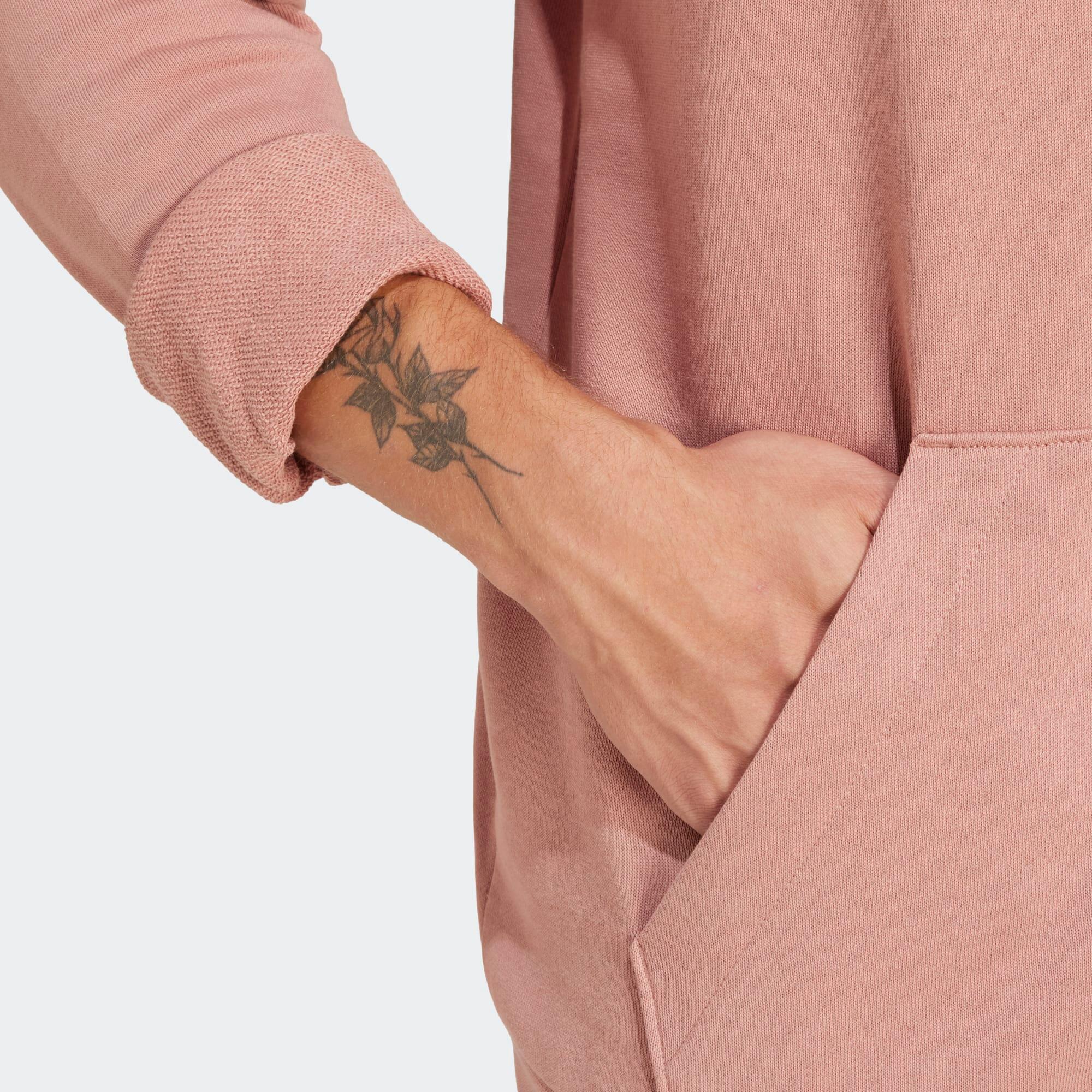 Men's Cotton Hoodie - Light Pink 5/5