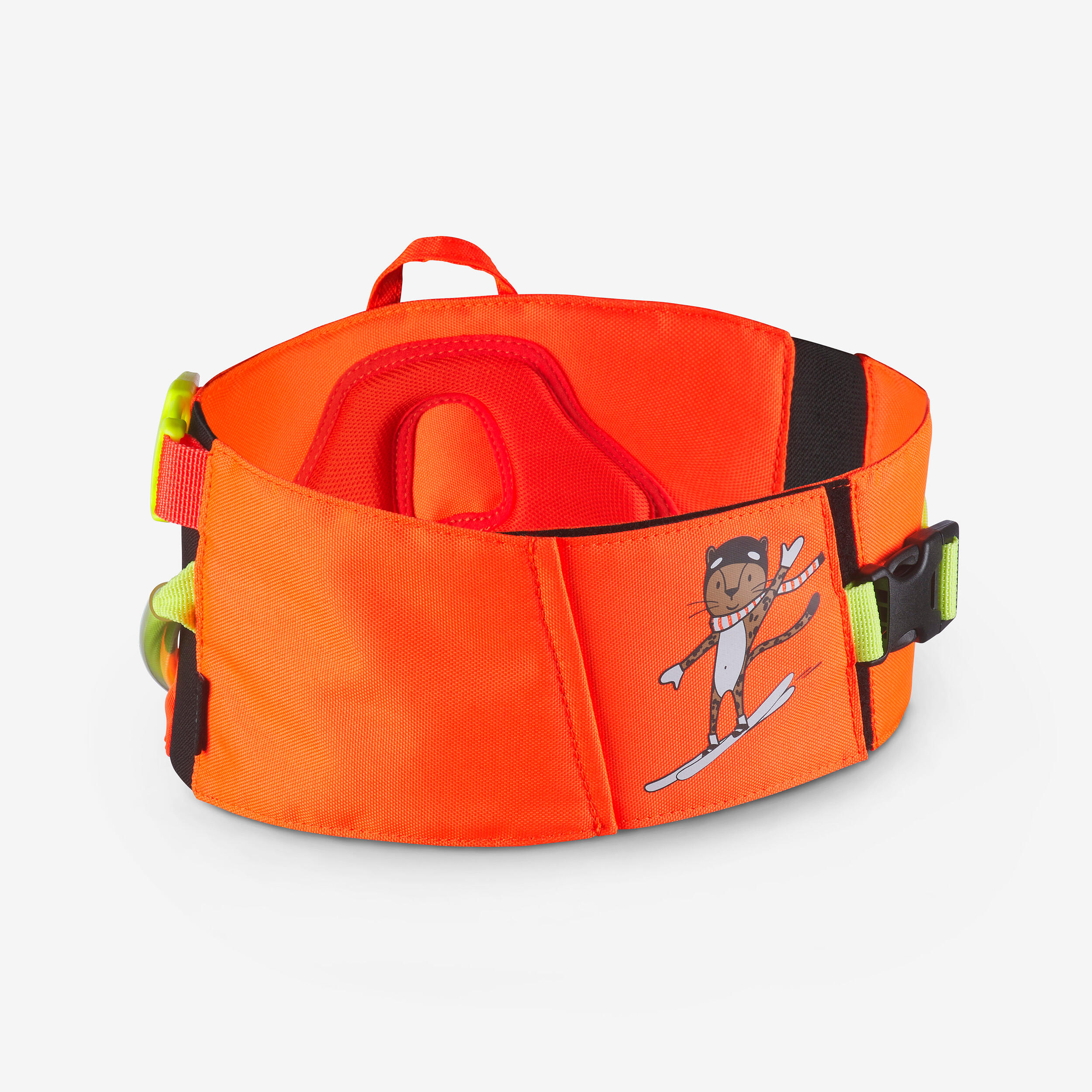 Verstellbare Ski-Lernhilfe Skiwiz Kinder Orange 2/6