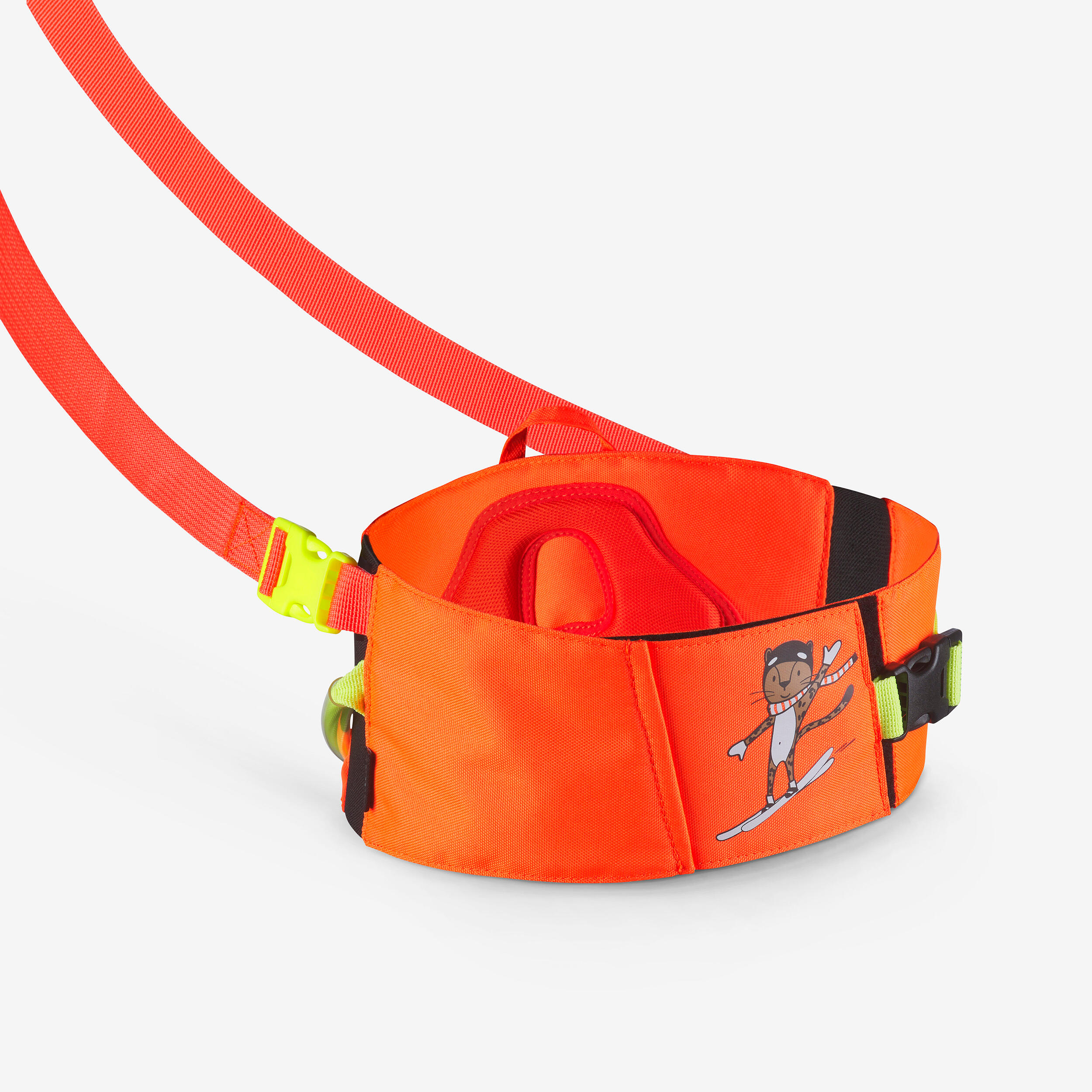 Verstellbare Ski-Lernhilfe Skiwiz Kinder Orange 6/6