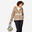 Veste pluie velo ville visibilite nuit 540 femme beige