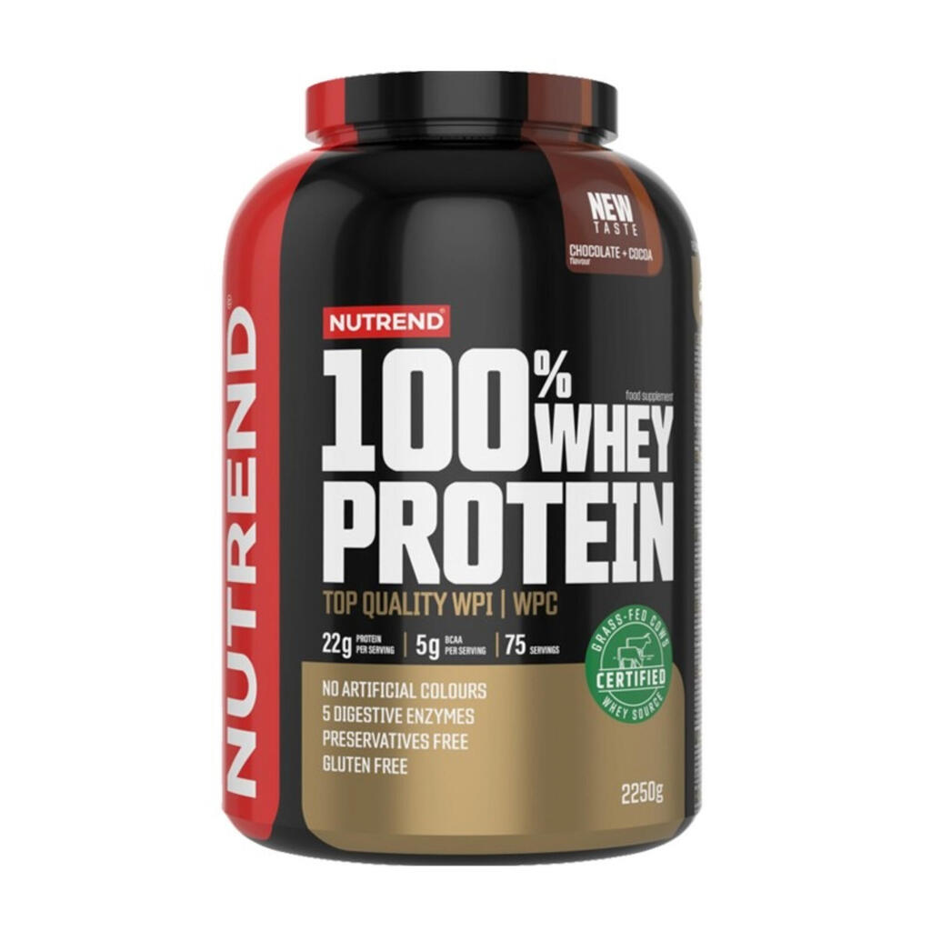 100% Whey protein 2,250kg - chocolate