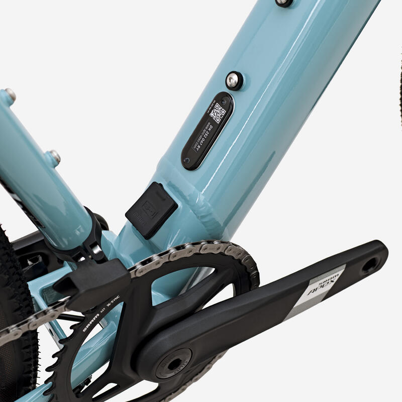 Bicicletă electrică gravel E-GRVL AF HD Mahle X35 SRAM Apex 1x12 Albastru