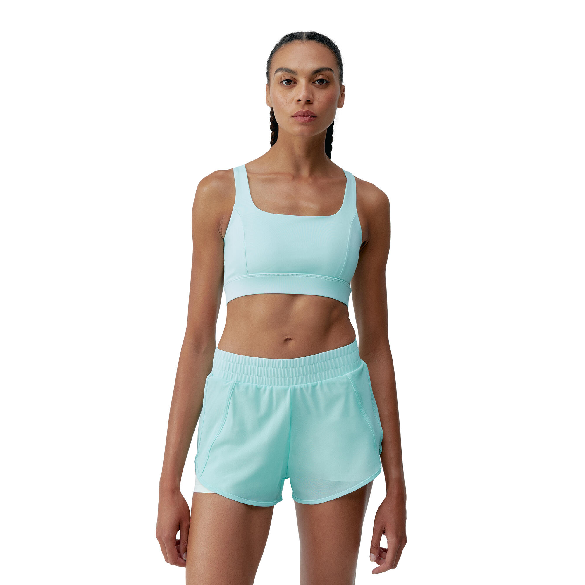 BORN LIVING YOGA Sujetador Top deportivo de mujer Born Living Yoga Padma Azul.