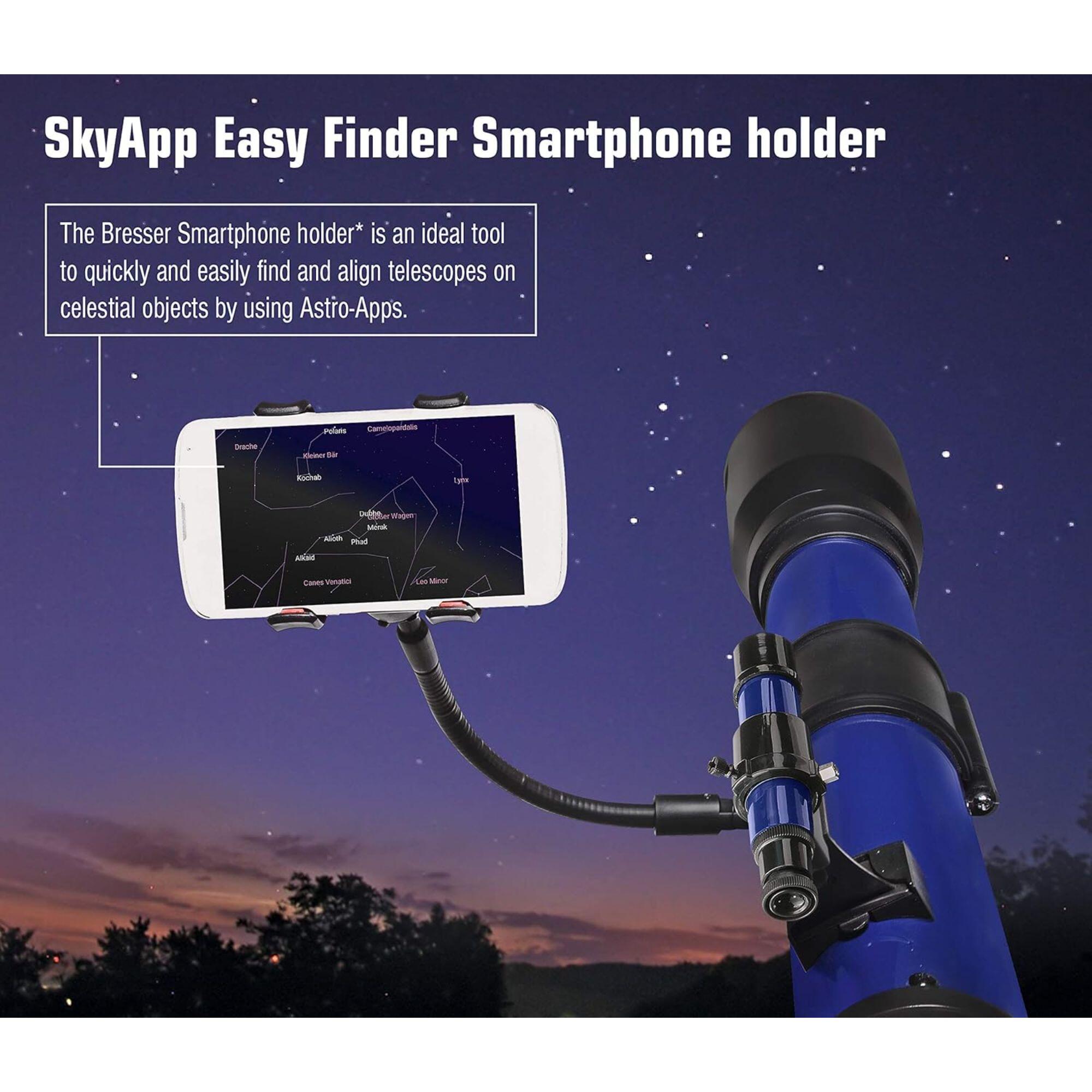 Telescopio Astronomico Skylux 70/700 Bresser Con adaptador para Smartphone - CD 3/6