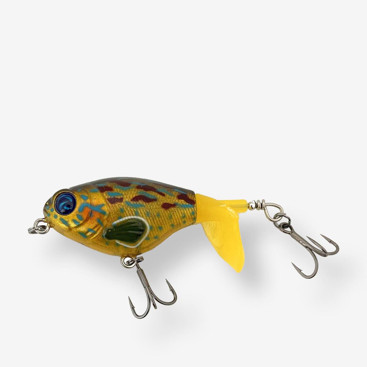 Leurre de surface pêche des carnassier WHOPPER PLOPPER 6cm Calicoba