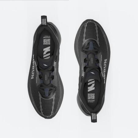 Кросівки чоловічі KIPRUN KIPCORE WR для бігу водонепроникні чорні