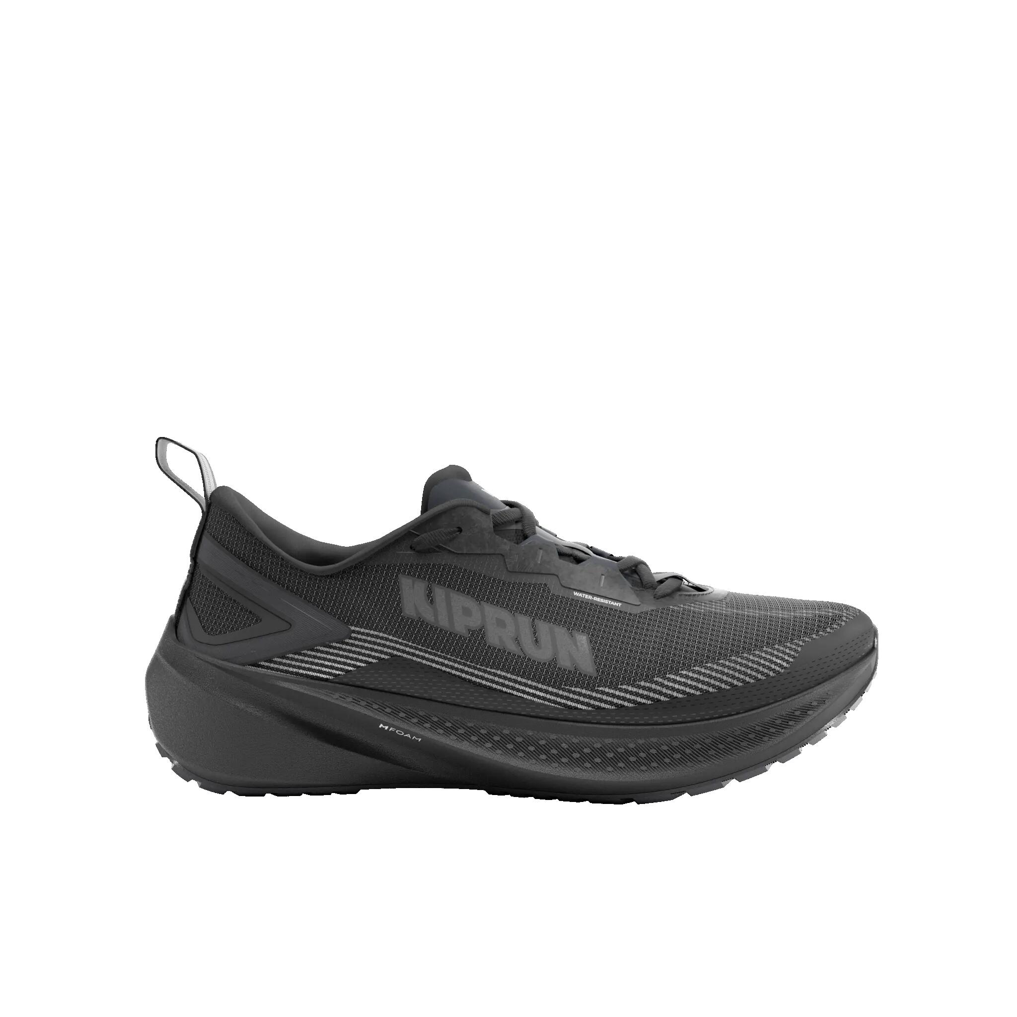 Scarpe running uomo KIPCORE WR idrorepellenti nere 4/20