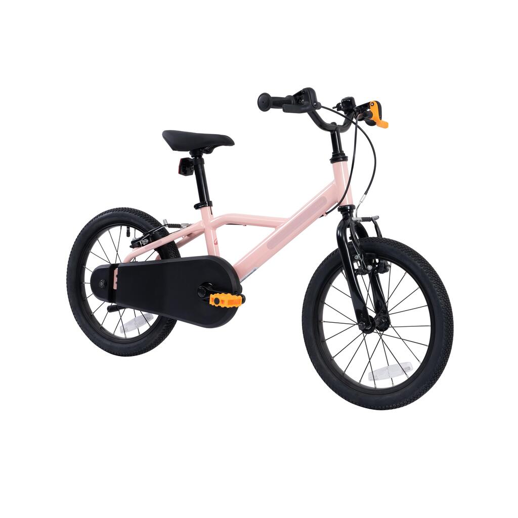 Bicicleta rosa de 16" para niños de 4 a 6 años 500 Pearl