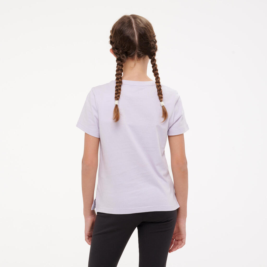 Girls' Cotton T-Shirt - White