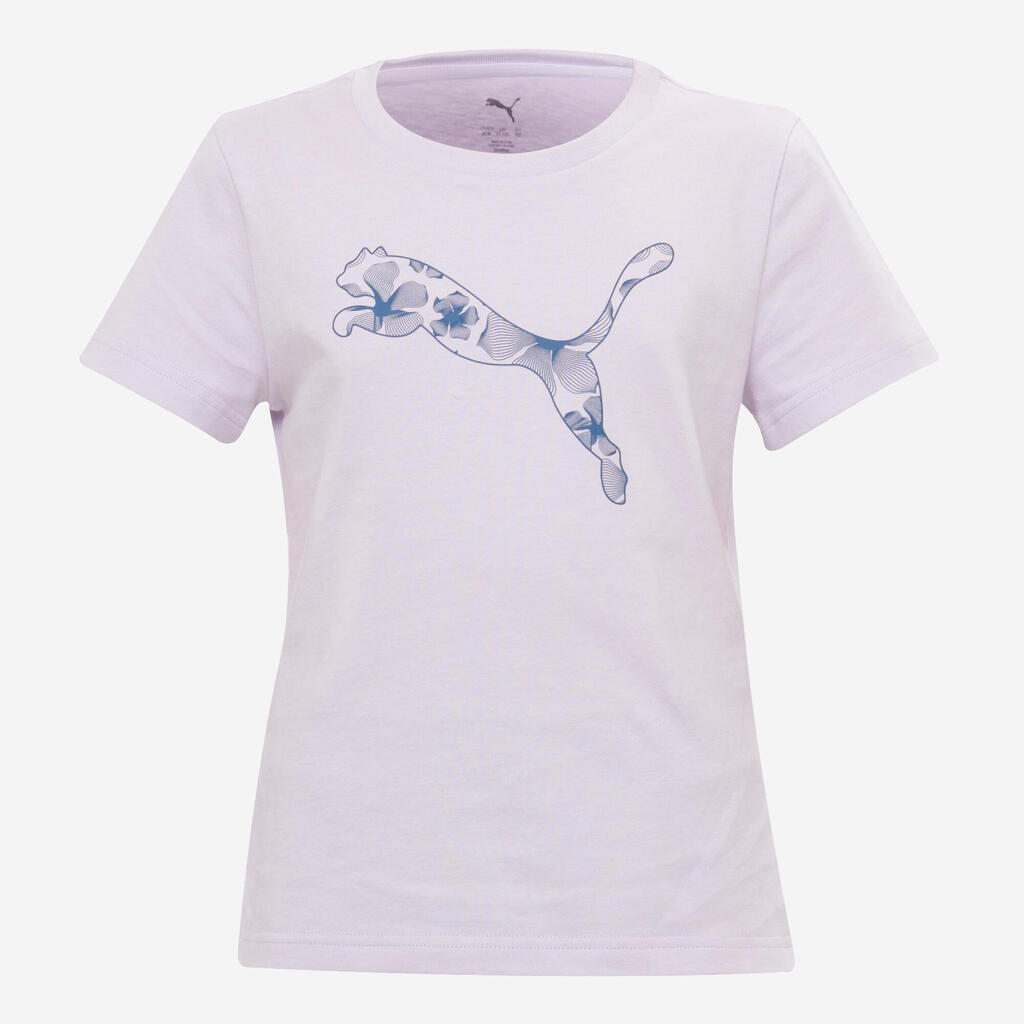 Girls' Cotton T-Shirt - White
