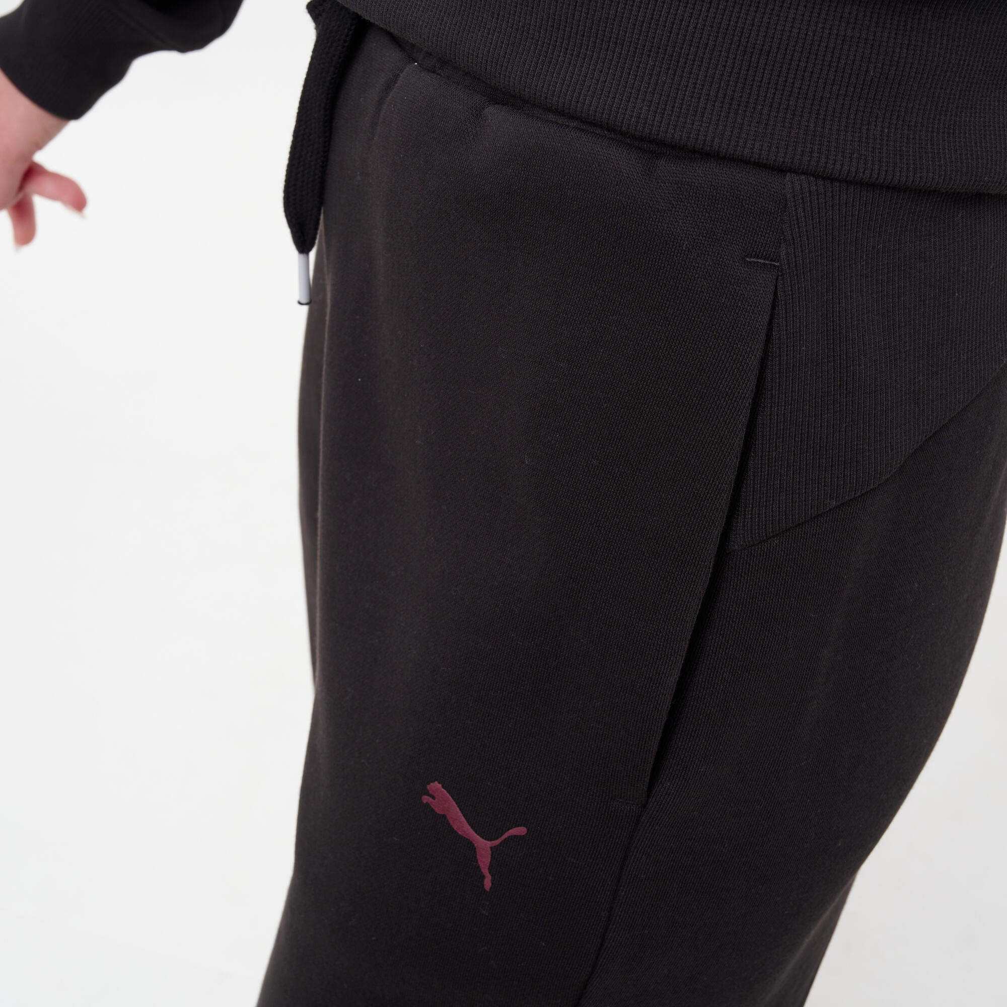 Pantaloni tuta Puma donna regular fit leggeri neri 7/8