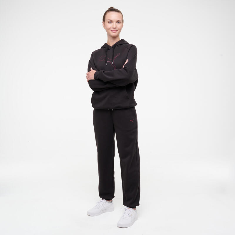 Pantalon jogging fitness Negru Damă