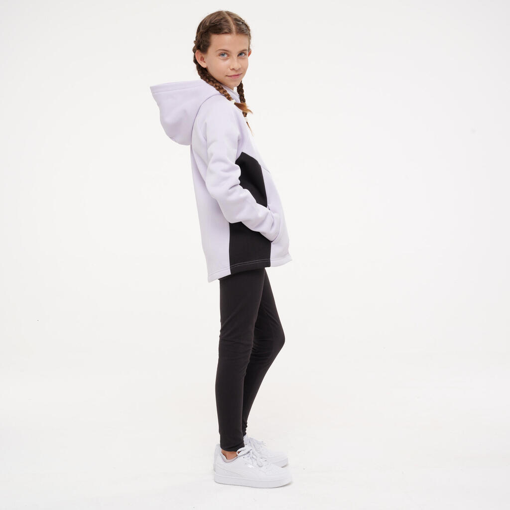 Kids' Zip-Up Tracksuit - Purple/Black