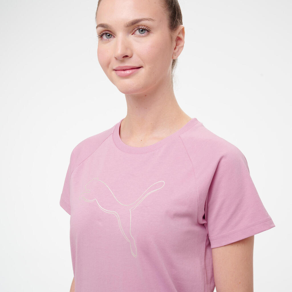 Women's Cotton T-Shirt - Pink