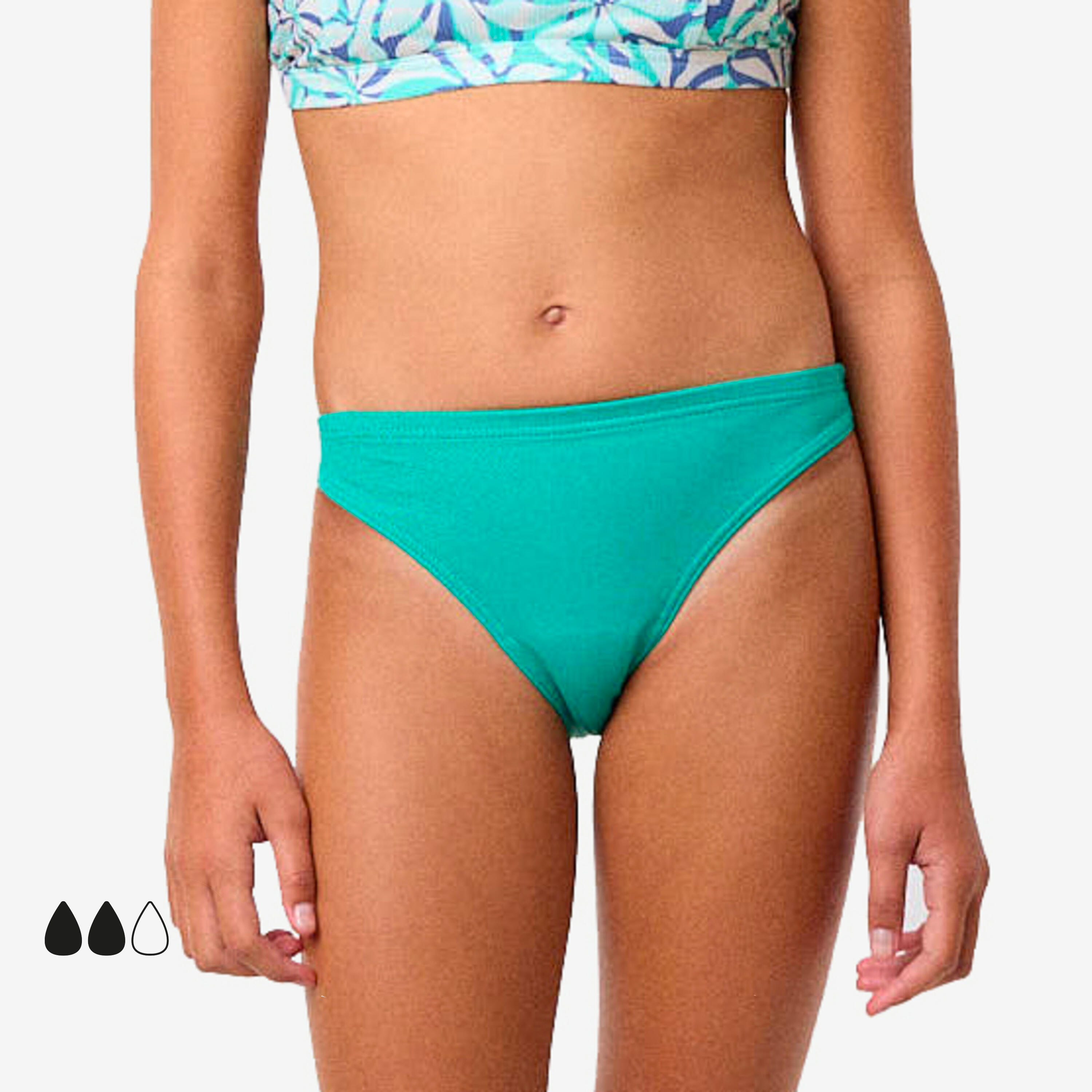 SMOON Perioden-Bikinihose Mädchen dicht Absorption wie 2 Tampons – Héliades grün | 03701677303353 SMOON Perioden-Bikinihose Mädchen dicht Absorption wie 2 Tampons – Héliades grün | 03701677303353