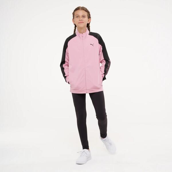 PUMA Chándal Puma Niños Rosa Negro Poliéster